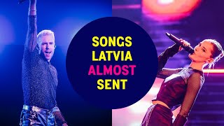 Eurovision Songs Latvia Almost Sent 2000  2023  Second Places in Latvian National Finals [upl. by Bjork]