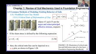 FoundationEngineeringChapter1 Review of Soil Mechanics Part15Modified CamClay ModelPart2 [upl. by Bev]