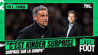 PSG 23 Barça  “Luis Enrique cest Kinder Surprise sur la compo” s’exclame Daniel Riolo [upl. by Materi]