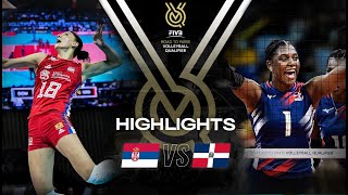 🇷🇸 SRB vs 🇩🇴 DOM  Highlights  Womens OQT 2023 [upl. by Nemlaz]