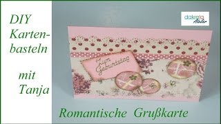 Geburtstagskarte selber basteln mit Papierresten  cardmaking deutsch [upl. by Eliath24]