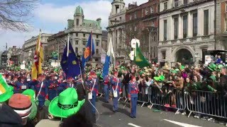 The Artane Band at St Patricks Day Parade in Dublin 17032016 [upl. by Ahseim807]