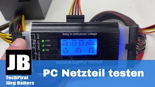 Netzteil Tester für den PC wie geht das denn [upl. by Annaik235]