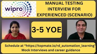 Manual Testing Interview Questions and Answers Manual Testing Mock Interview for Experienced [upl. by Hoseia]