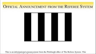 Referee System announcement 1 [upl. by Richardson]