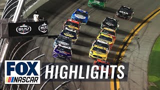 2021 Daytona 500  NASCAR ON FOX HIGHLIGHTS [upl. by Ynavoj]