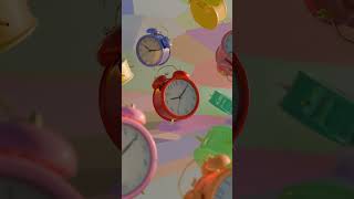 3d Clock Animation in Blender shorts [upl. by Marissa]