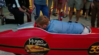 Burt Munro Worlds Fastest Indian Motorcycle Racer at Simeone [upl. by Dalenna]