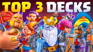 TOP 3 BEST DECKS AFTER THE NEW UPDATE 🏆 [upl. by Rettig876]