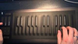 Bansuri flute sound with Roli Seaboard Rise Midi Controller [upl. by Etterb]