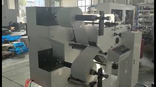 450mm label slitting with 600mm Unwinder [upl. by Burnaby127]