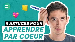 Comment APPRENDRE PAR COEUR rapidement  9 Techniques efficaces ⚡️ [upl. by Atselec]