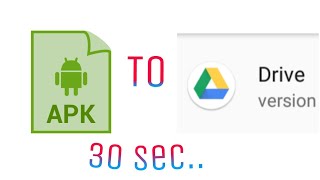 How to upload android app to Google drive [upl. by Moshe]