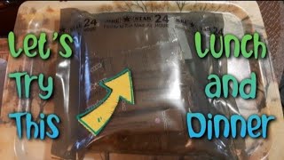 MRE Star 24hr meal kit  Lunch and Dinner [upl. by Reuben]