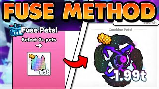 The BEST GLITCH FUSE METHOD In PET SIMULATOR 99 STRONGEST PET And MUCH MORE [upl. by Olivie833]