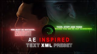 Create AE Inspired Text Animation in Alight Motion Like juraijeditzz Free XML  Preset [upl. by Mundt210]