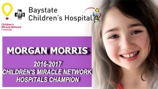 Morgan “Momo” Morris named 2016  2017 Children’s Miracle Network Hospitals Massachusetts Champion [upl. by Ettevahs229]