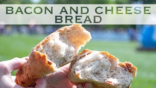 Homemade Bacon and Cheese Picnic Bread Tutorial [upl. by Dleifxam]