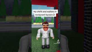 My workers in restaurant tycoon 2 roblox restauranttycoon2 [upl. by Selassie101]