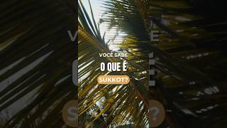 Você sabe o que é SUKKOT hebraicodiario sukkot sucot [upl. by Anerys]