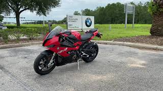 2020 BMW S 1000 RR in Racing Red Walk Around Video [upl. by Kcirtemed380]