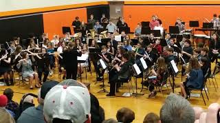 Sandwich Middle School Band Concert 2019 Last Part [upl. by Tobie]