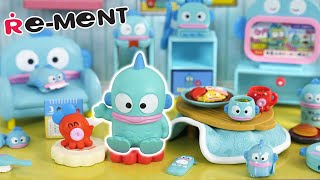 Sanrio Hangyodon Room ReMeNT Blind Box Unboxing FULL SET [upl. by Haag284]