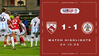 Highlights  Morecambe 1 Accrington Stanley 1 [upl. by Jillana]