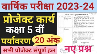 वार्षिक परीक्षा प्रोजेक्ट कार्य पर्यावरण 202324अंक 20project kary paryavaranप्रोजेक्ट कार्य। [upl. by Htnnek158]