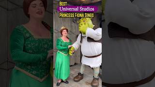 Best Shrek Princess Fiona Sings Universal Studios [upl. by Aztinad]