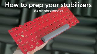 How to tune your keyboard stabilizers the trilubed method best method [upl. by Leverett]