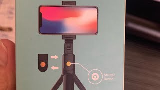 Unboxing selfie stick integrated tripod K07 [upl. by Htbazile]