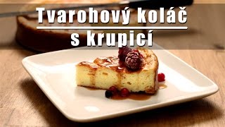 FIT Tvarohový koláč s krupicí RECEPT  FIT Curd cake with semolina RECIPE  BodyHunters [upl. by Norrej168]