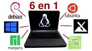 VL01  Cómo INSTALAR VARIOS LINUX  WINDOWS 10 en un sólo Disco Duro  UEFI – GPT V045 [upl. by Yerfej]