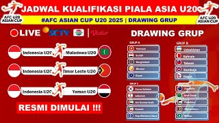 Jadwal Kualifikasi Piala Asia U20 2025  Indonesia vs Maladewa  Kualifikasi Piala Asia U20 2025 [upl. by Ahsinnod]