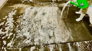 Satisfying ASMR Carpet Cleaning  From Grime to Shine [upl. by Anglo761]