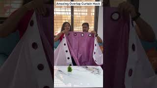 How to Eliminate Curtain Gaps 🤷🏻‍♀️  Curtain Hack shorts hack viral trending ytshorts [upl. by Hilton]