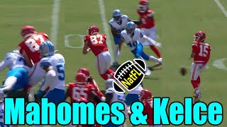 Patrick Mahomes behind the back to Travis Kelce you’re kidding let’s GOOOO [upl. by Egidius407]