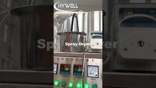 How to get powder from Liquid by the spray dryer Liquid spray drying machine [upl. by Leizo]