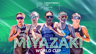 2024 World Triathlon Cup Miyazaki  WOMEN [upl. by Carolle527]