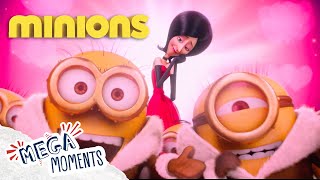 The Minions Search For A Boss  Despicable Me  Minions  Compilation  Movie  Mega Moments [upl. by Dlarej712]