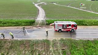 Starker Niederschlag und heftiger Regen Feuerwehren im Dauereinsatz [upl. by Kelwunn]