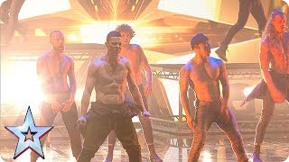 Things HOT UP with Channing Tatum and the SIZZLING stars of Magic Mike  The Final  BGT 2018 [upl. by Gerty]