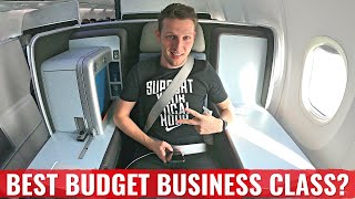 Review FlyDubai NEW 737MAX  BEST Budget Business Class [upl. by Inor774]