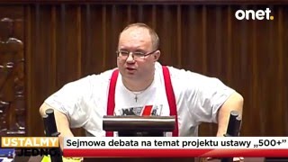 Rafał Wójcikowski MIAŻDŻY ustawę PiS 500 [upl. by Trebmer]