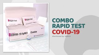 COVID19 RAPID TEST COMBO SD BIOSENSOR [upl. by Atlas419]