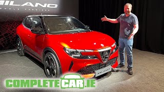 First look Alfa Romeo Milano  Junior  the first fully electric Alfa is now called the Junior [upl. by Bedad]