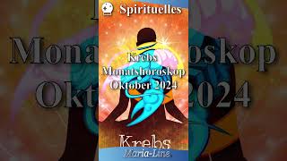 Krebs SPIRITUALITÄT ✨ Horoskop Oktober 2024 [upl. by Abbotson]