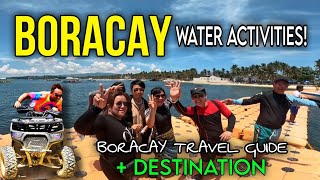 Boracay Water Activities with Travel Guide and Destination [upl. by Nauqet643]