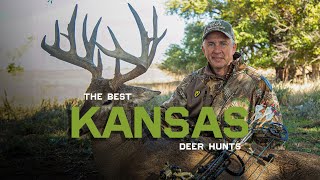 Giant Whitetail Deer Hunts from Kansas  The Best of The Best Bow Hunts [upl. by Stephens]